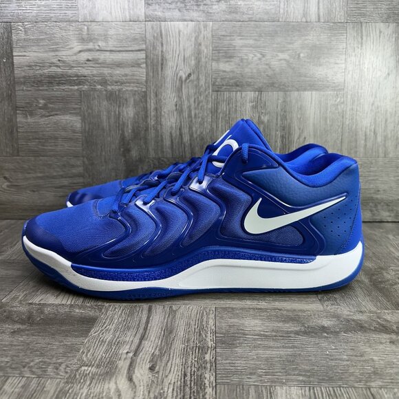 Nike KD 17 Men's size 18 Royal Blue Basketball Shoes HJ7387-400 - Picture 2 of 8